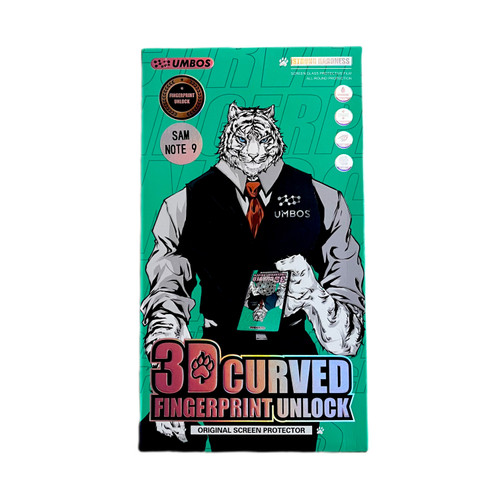 گلس فول چسب آمباس 3D CURVED مناسب سامسونگ نوت ۹ و نوت ۸ به همراه پکیچ کامل نصب