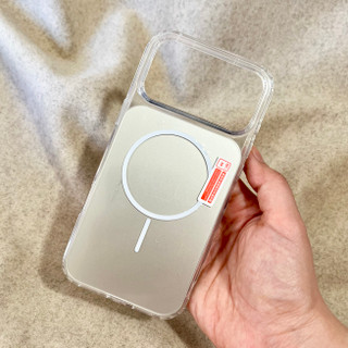 قاب گوشی iPhone 17 Pro Max آیفون مگ سیف Magsafe اورجینال اسپرت ایربگ دار ضد ضربه تیتانیوم صحرایی